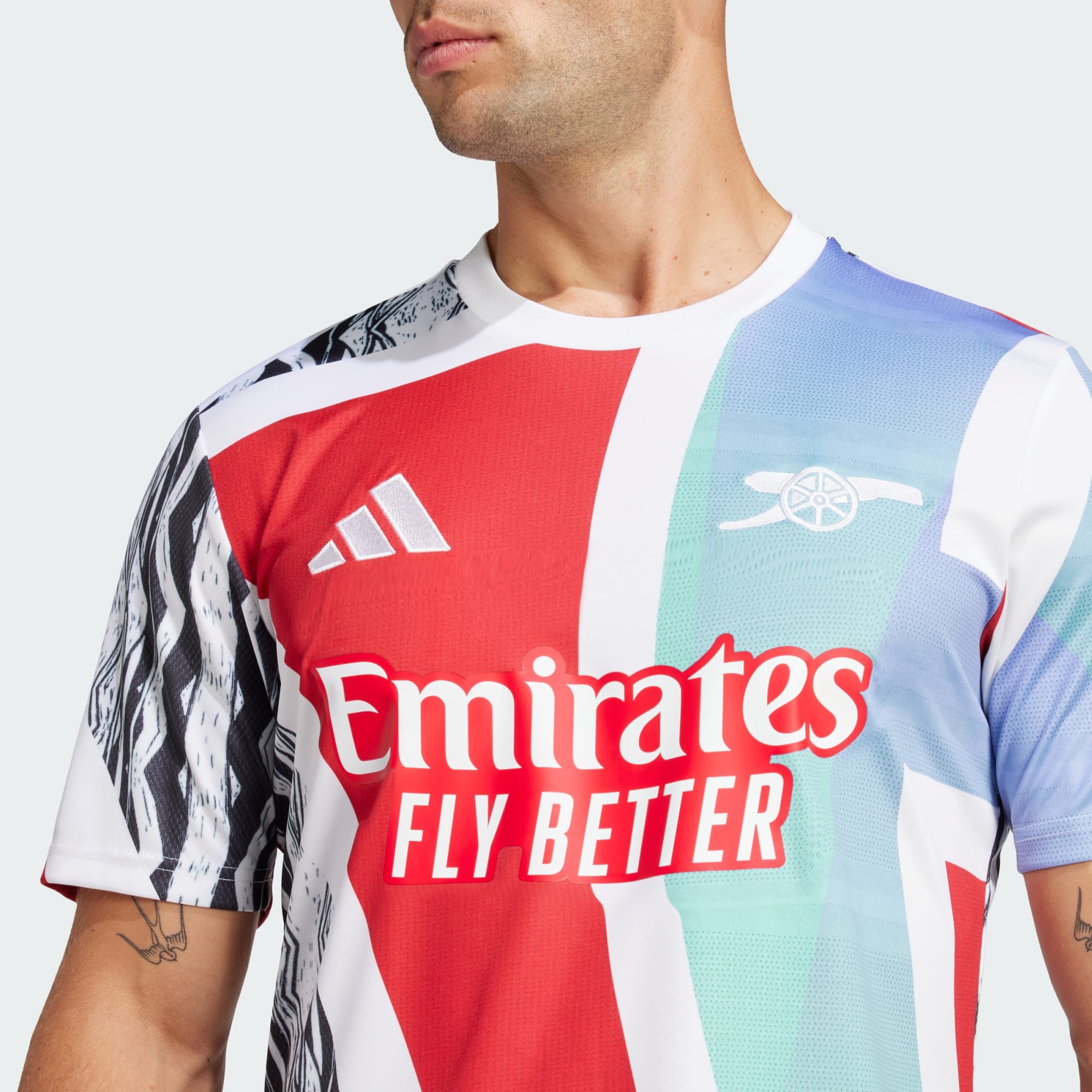 Arsenal 2024/25 Official Pre Match Jersey – Soccer Locker