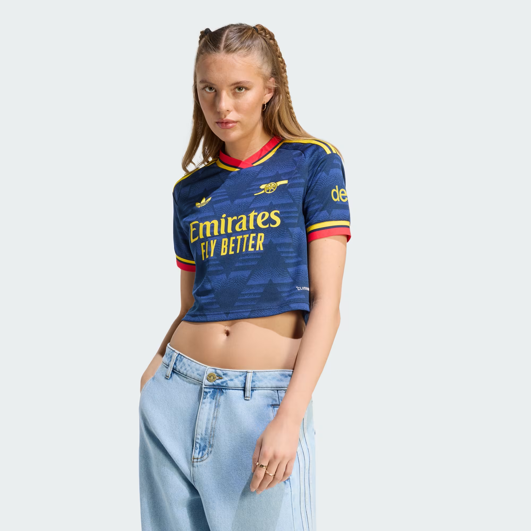 Arsenal 2026/27 Official Away Cropped Jersey- WOMEN'S