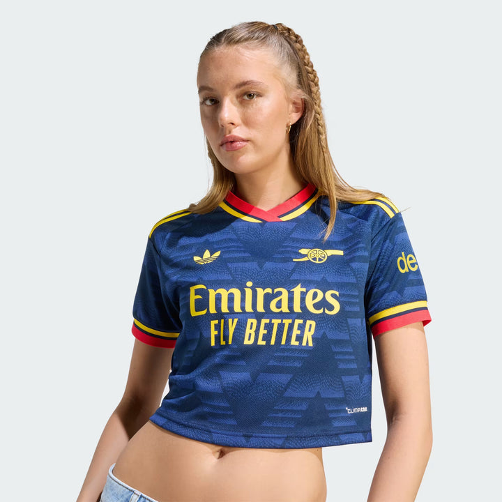 Arsenal 2026/27 Official Away Cropped Jersey- WOMEN'S