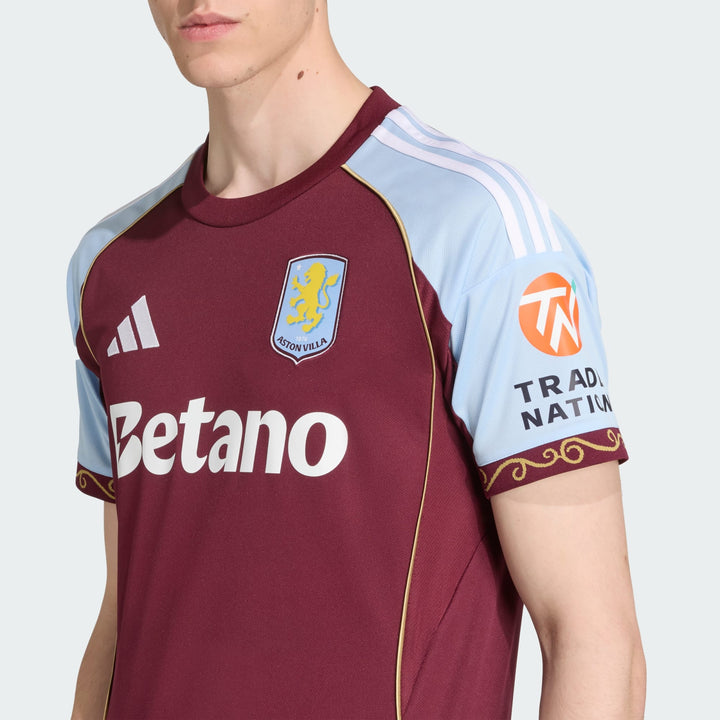 Aston Villa 2025/26 Official Home Jersey