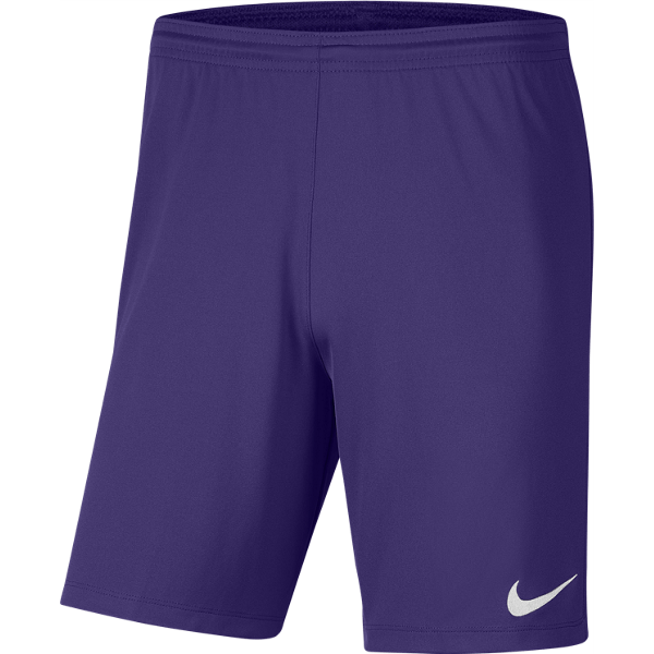Nike DRI-FIT Park III Shorts- Purple