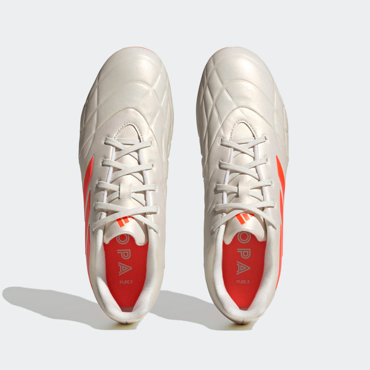 adidas COPA Pure .3 FG Boots- White/Orange