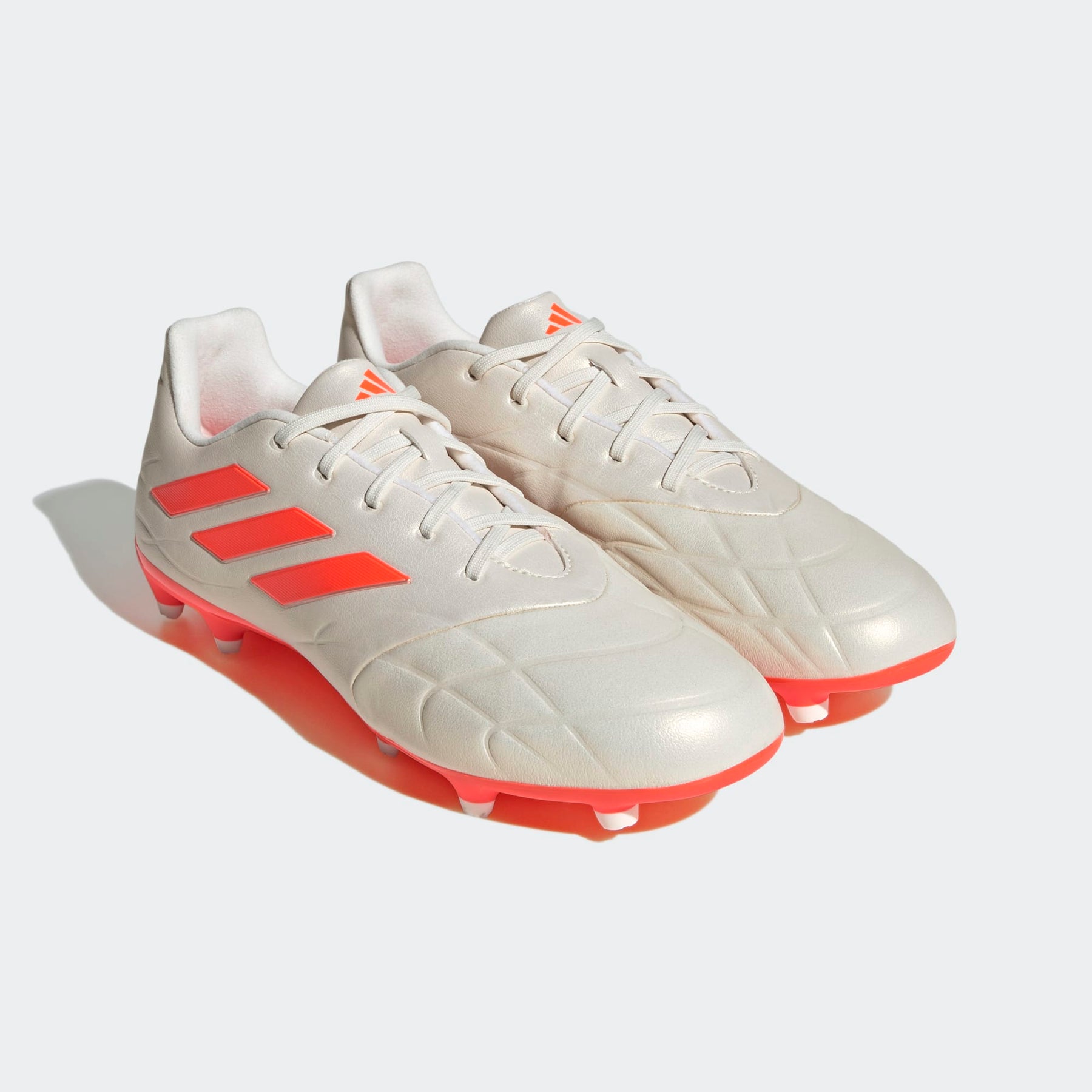 adidas COPA Pure .3 FG Boots- White/Orange – Soccer Locker