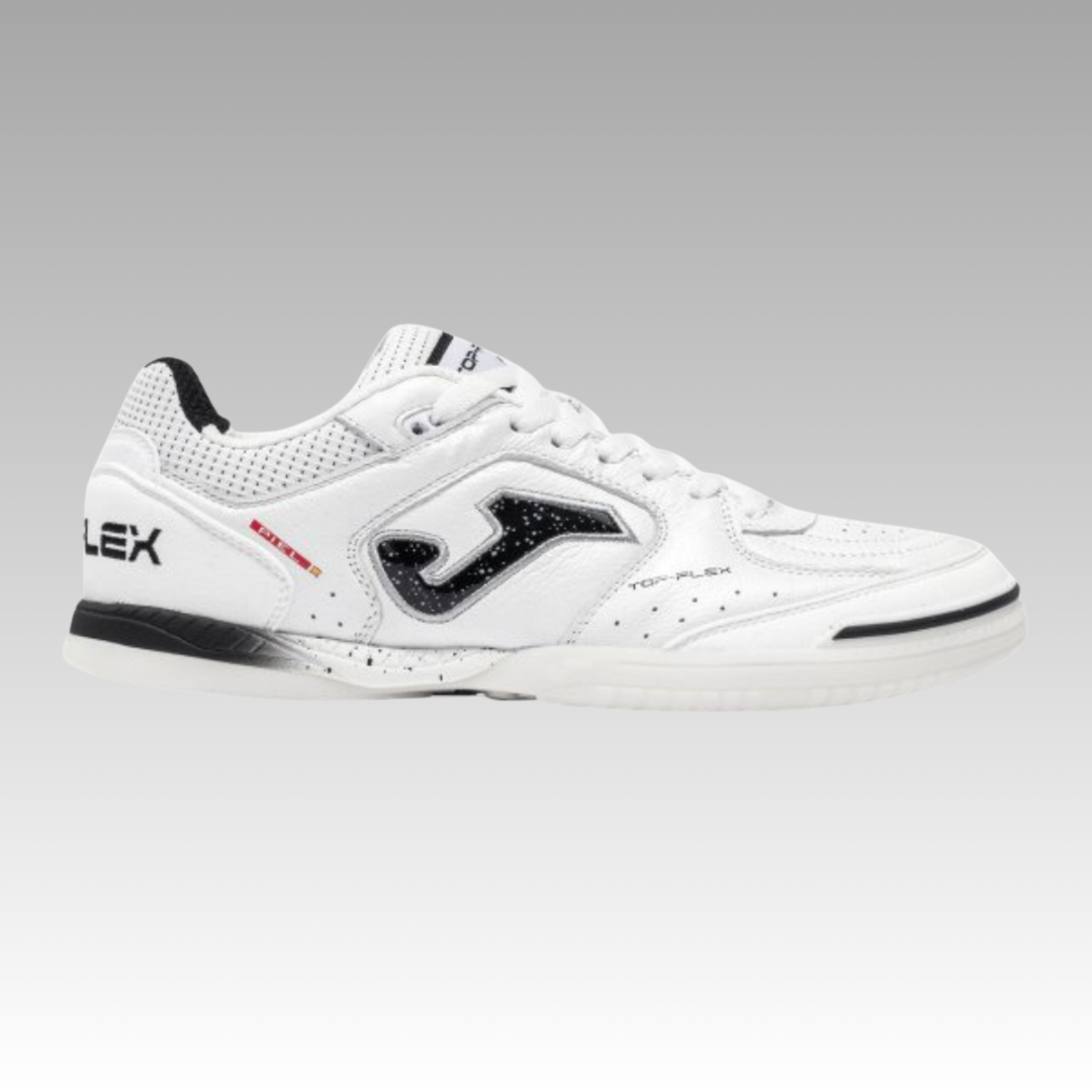 Joma Top Flex Inbdoor Boots- White/Black