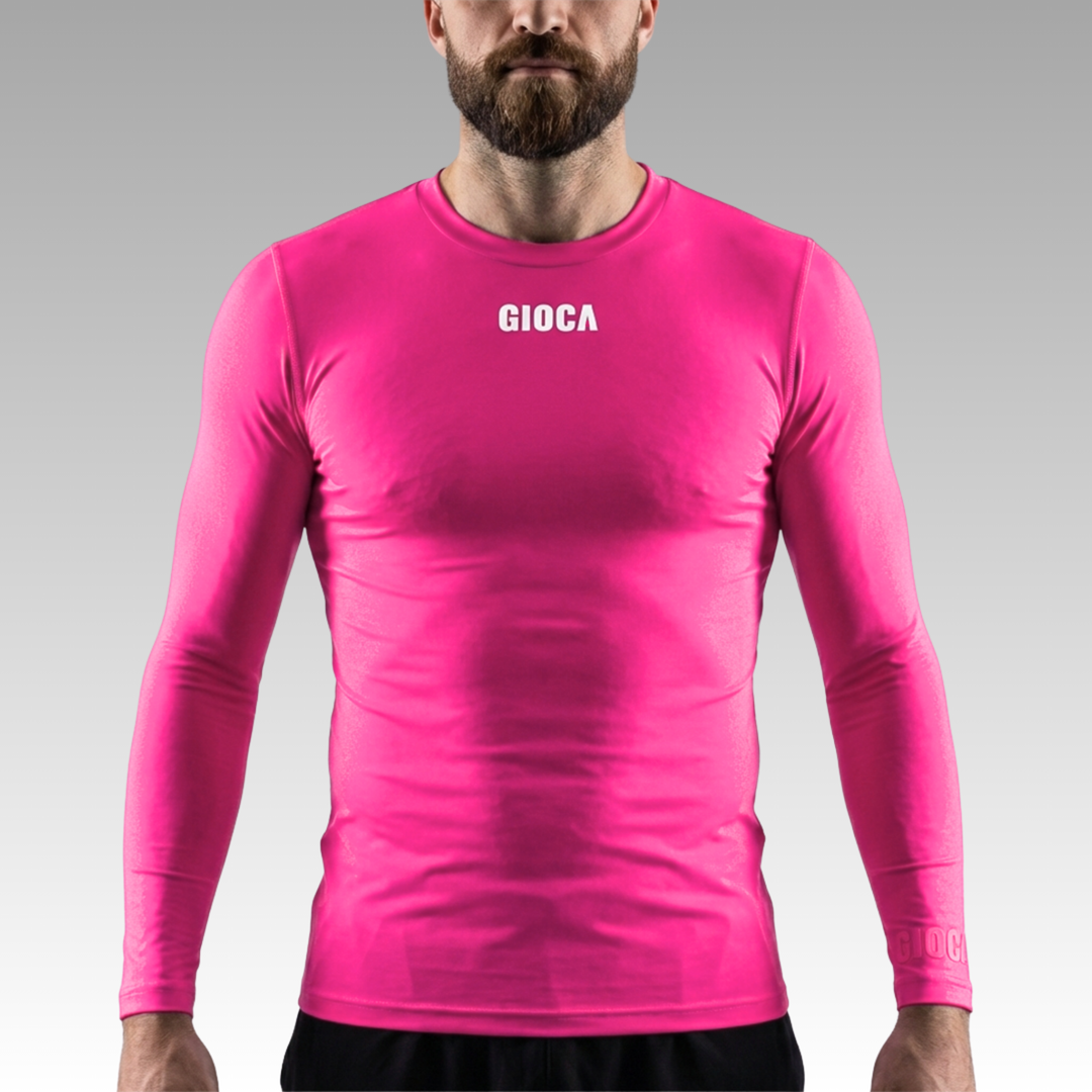 GIOCA LS Compression Top- Pink