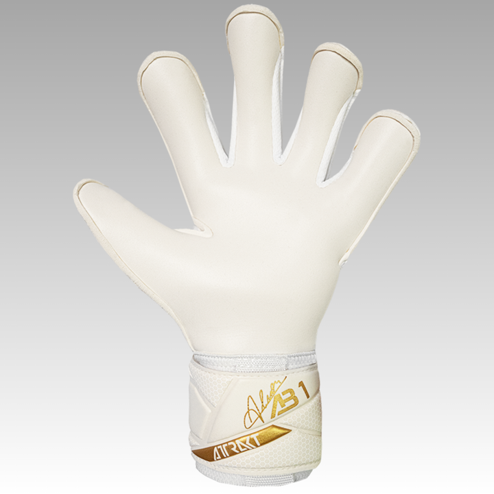 Reusch Attrakt AB1 Duo Goalkeeper Gloves- White/Gold