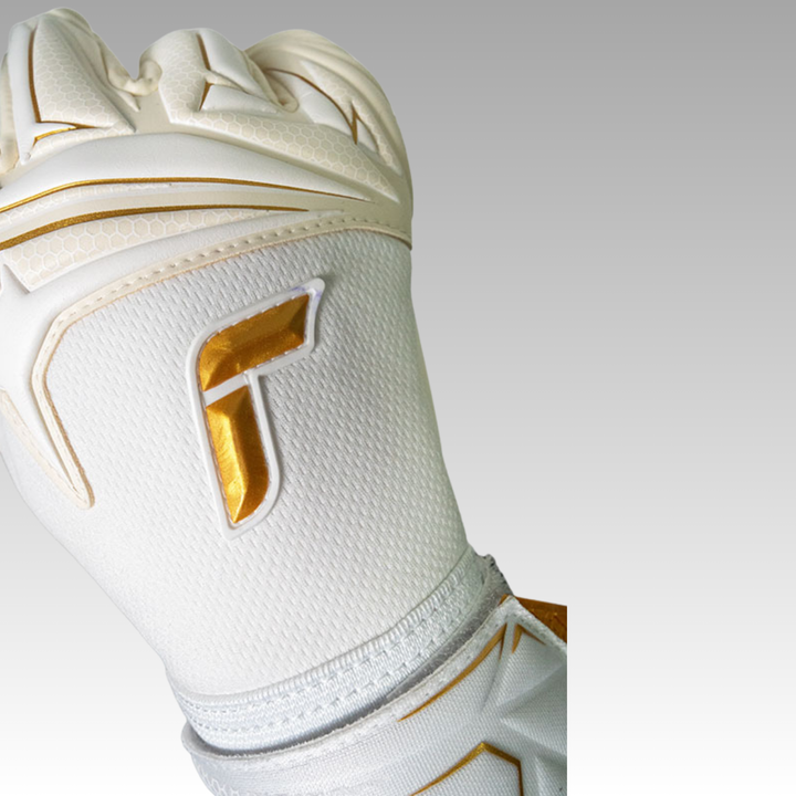 Reusch Attrakt AB1 Advance Goalkeeper Gloves- White/Gold