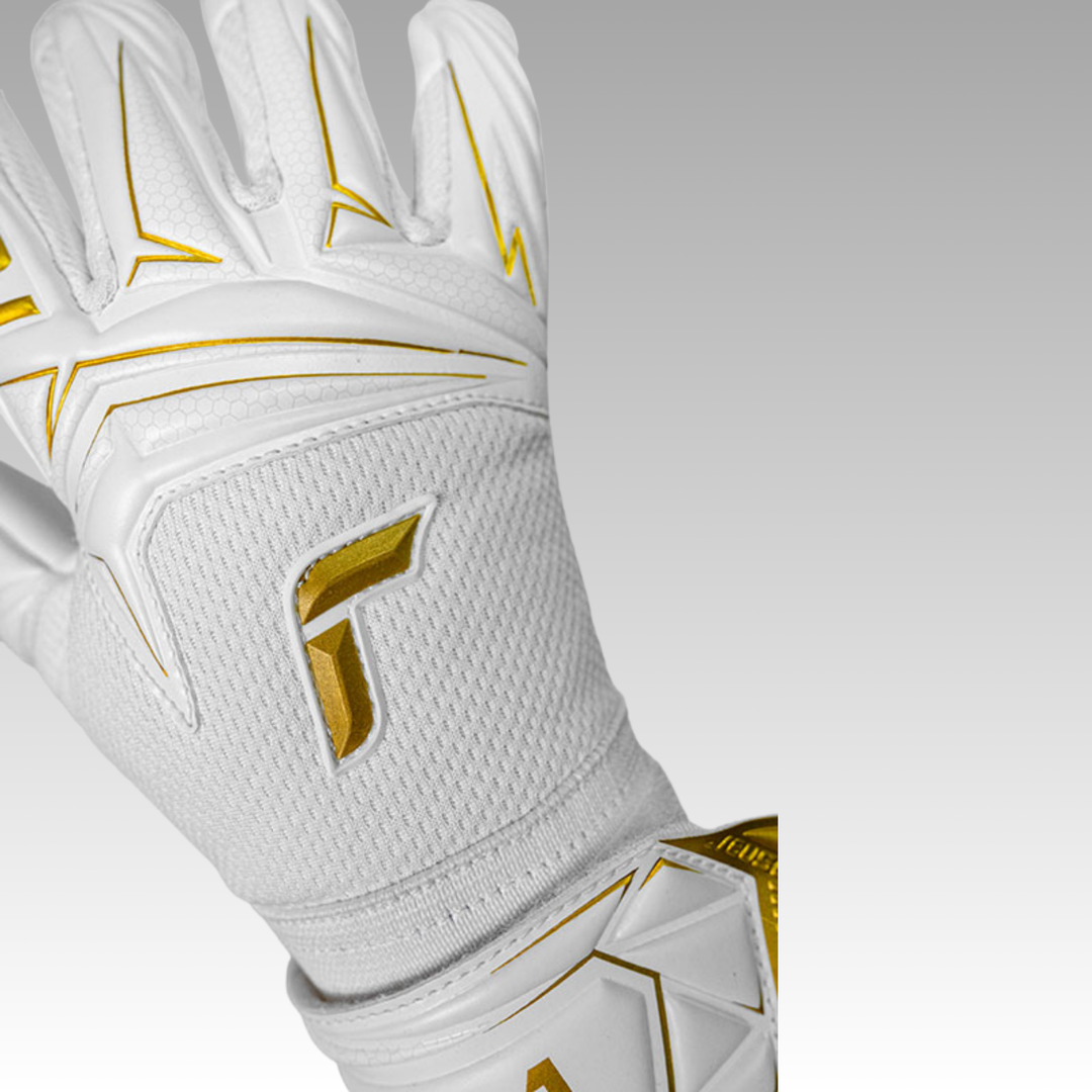 Reusch Attrakt AB1 Attrakt Advance Goalkeeper Gloves- JUNIOR-  White/Gold