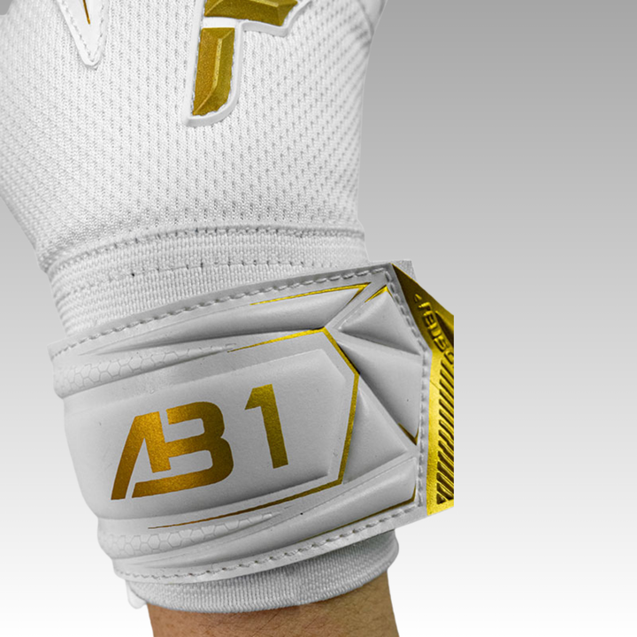 Reusch Attrakt AB1 Attrakt Advance Goalkeeper Gloves- JUNIOR-  White/Gold