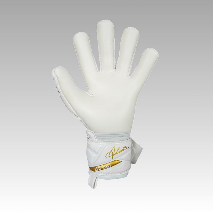 Reusch Attrakt AB1 Attrakt Advance Goalkeeper Gloves- JUNIOR-  White/Gold