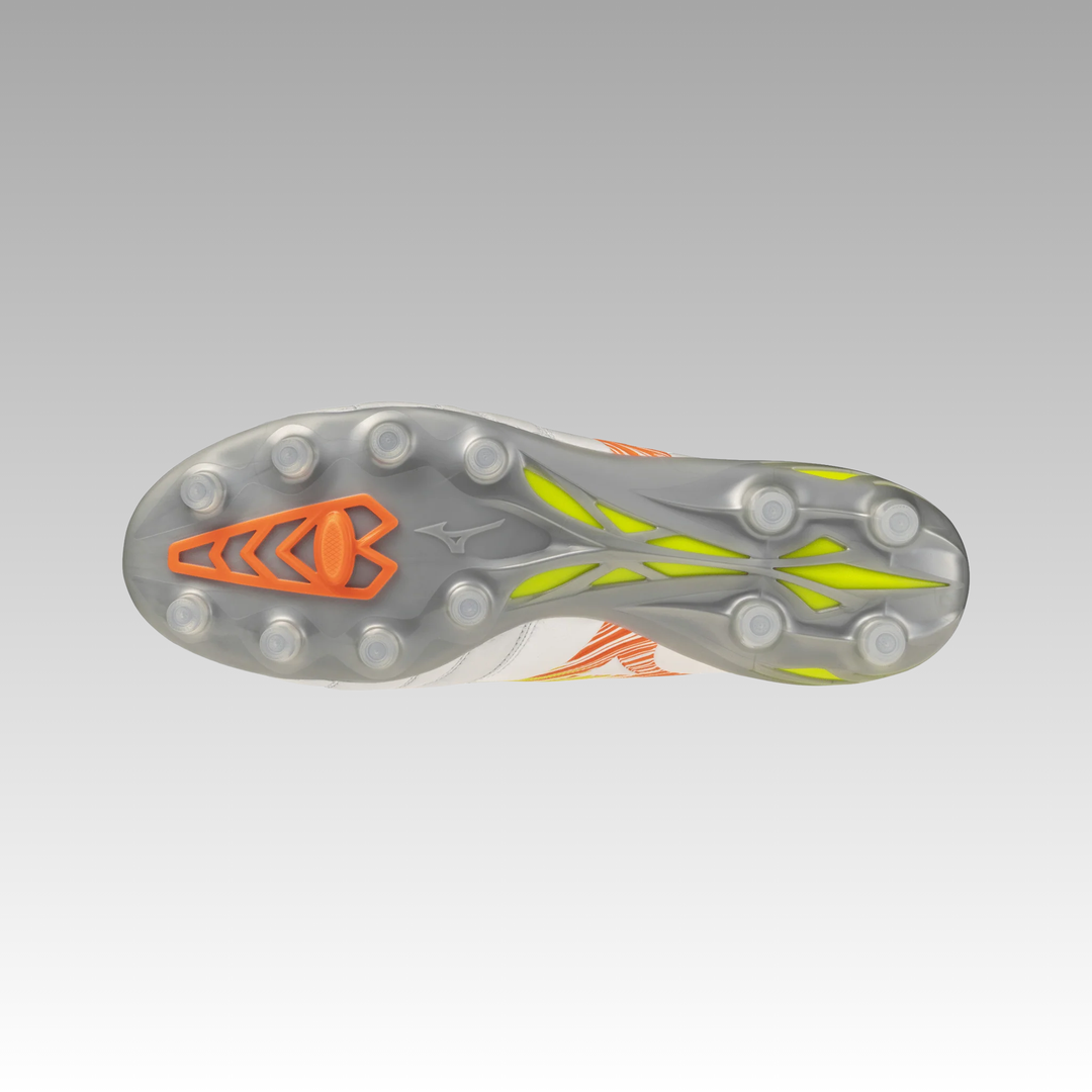 Mizuno Morelia NEO V Elite FG Boots- White/Orange