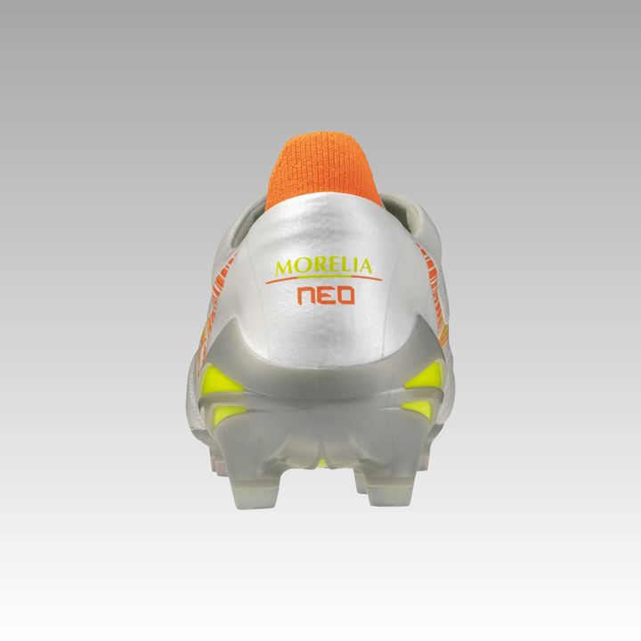 Mizuno Morelia NEO V Elite FG Boots- White/Orange