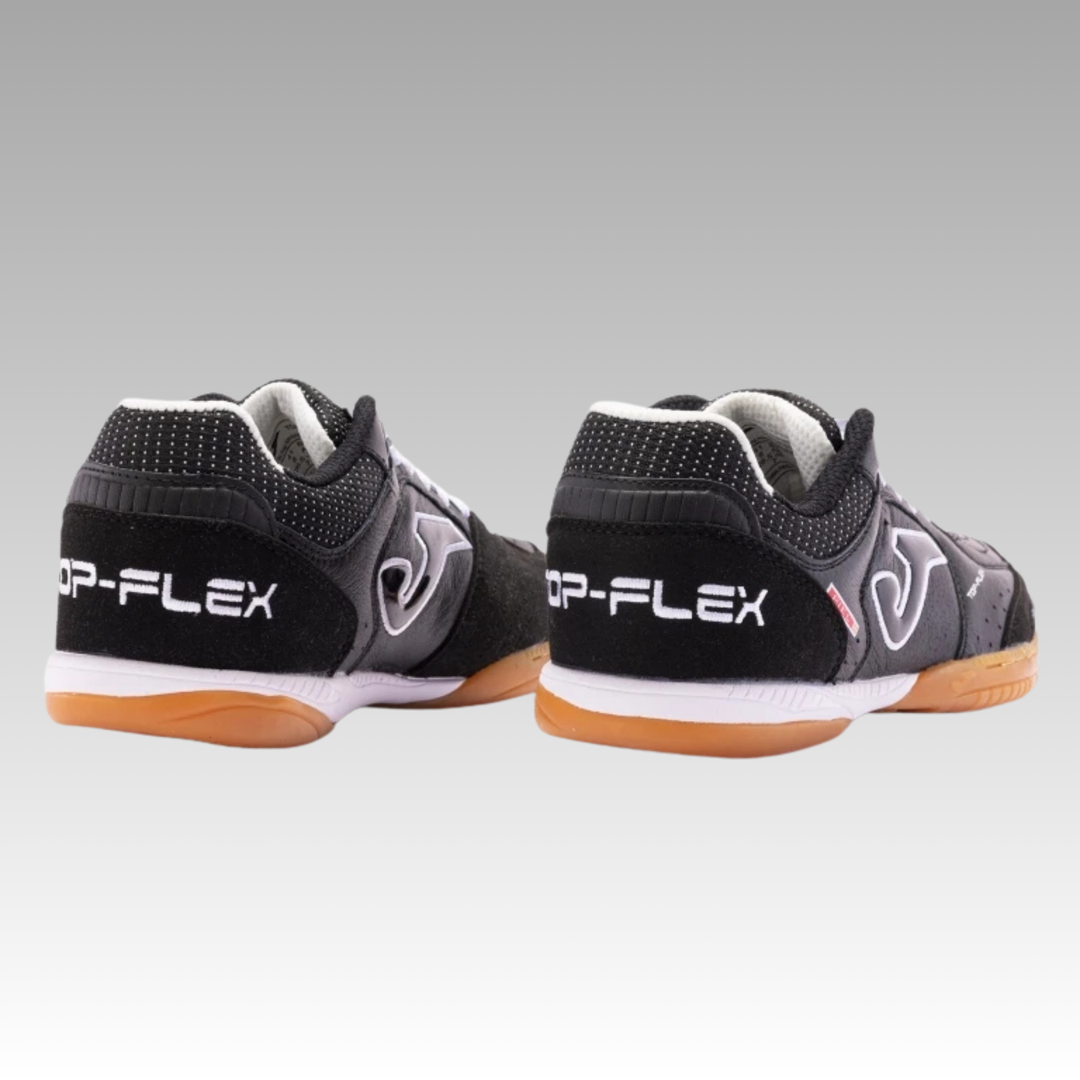 Joma Top Flex Indoor Boots- Black/White