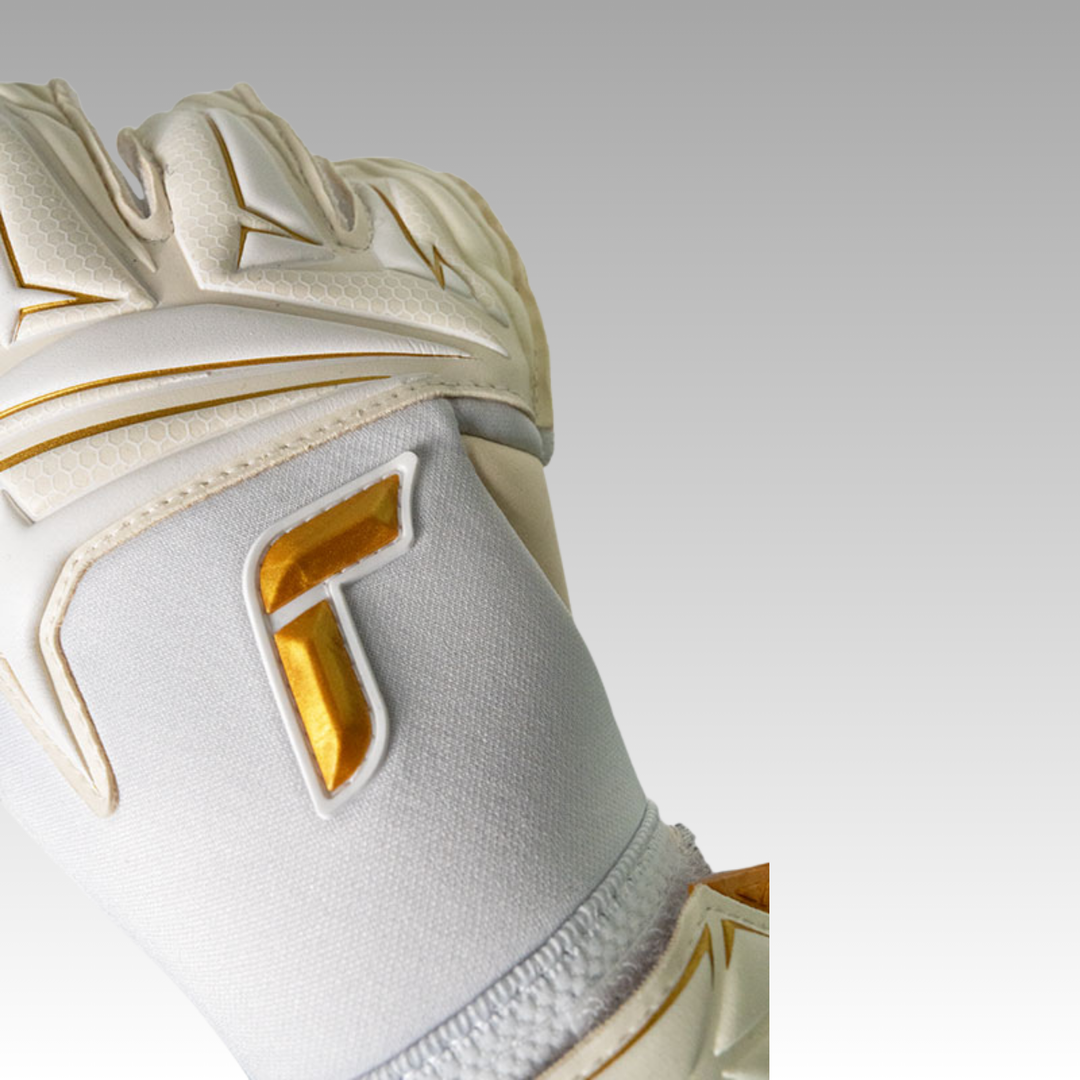Reusch Attrakt AB1 Duo Goalkeeper Gloves- White/Gold
