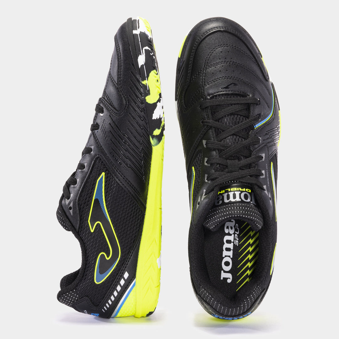 Joma Dribbling Indoor Boots- Black/Lemon