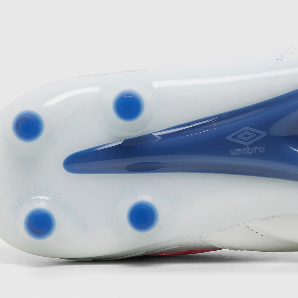 Umbro Tocco IV Pro FG Boots- White/Blue/Red