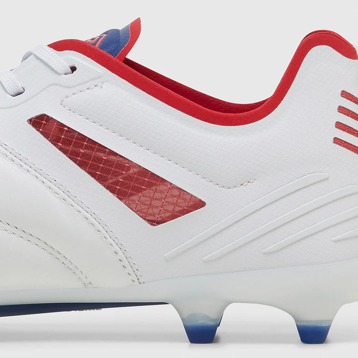 Umbro Tocco IV Pro FG Boots- White/Blue/Red