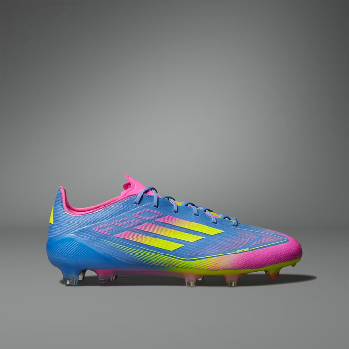 adidas F50 Elite Boots FG- Blue/Lemon/Pink