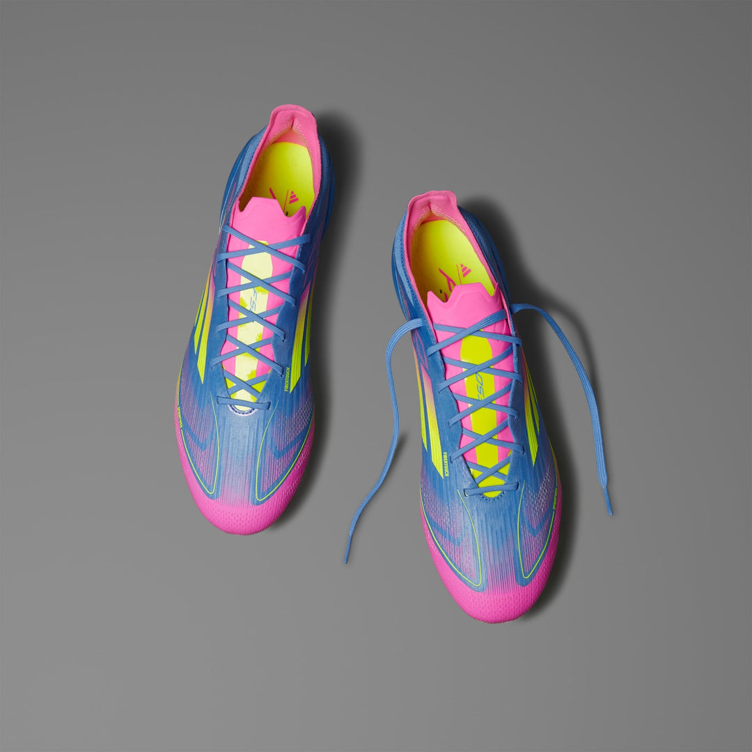 adidas F50 Elite Boots FG- Blue/Lemon/Pink