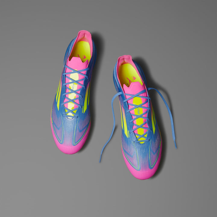 adidas F50 Elite Boots FG- Blue/Lemon/Pink