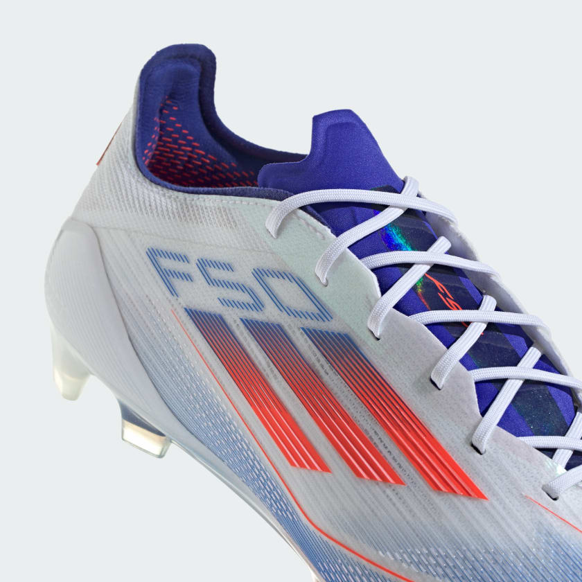 adidas F50 Elite Boots FG- White/Red/Blue