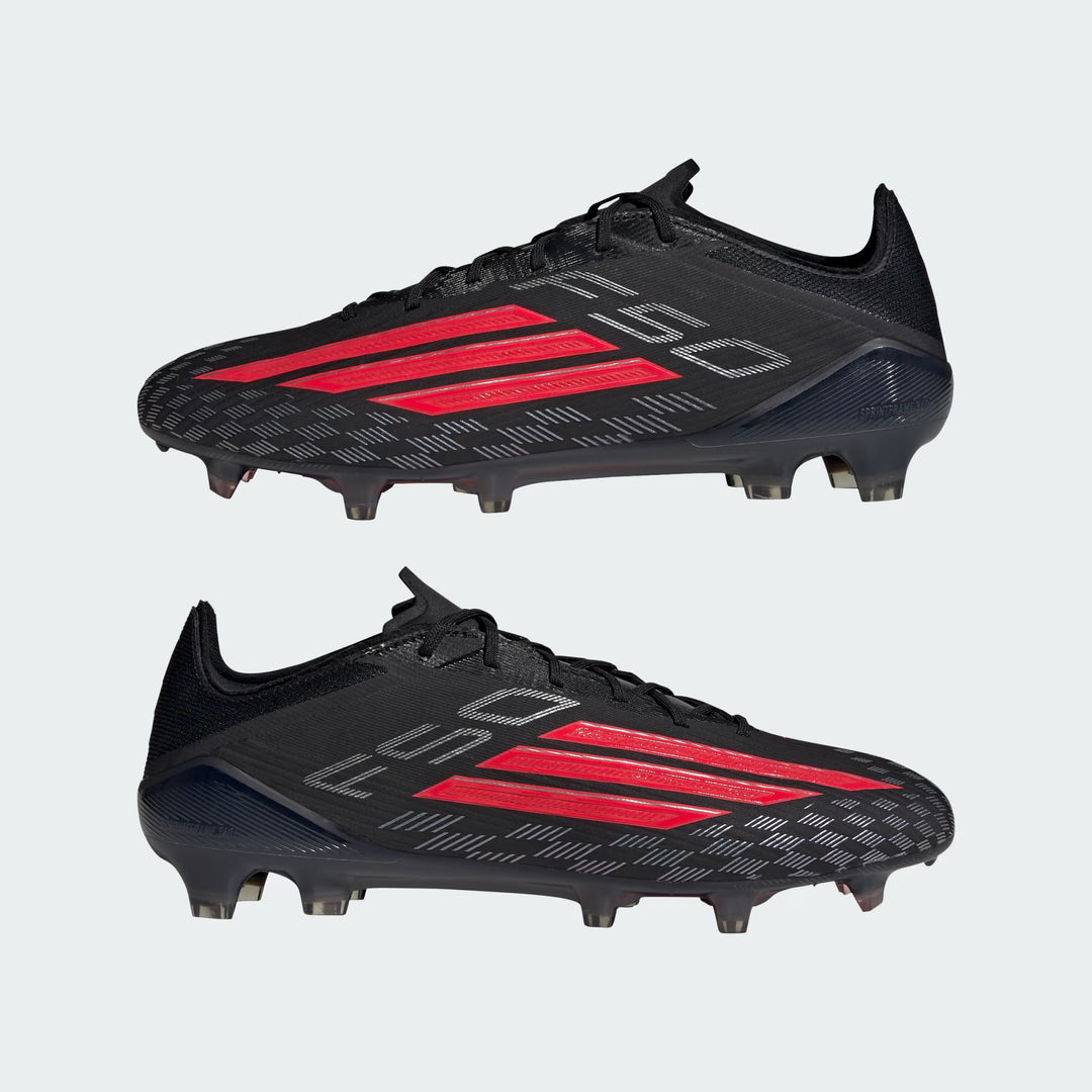 adidas F50 Elite FG Boots- Black/Red/Black