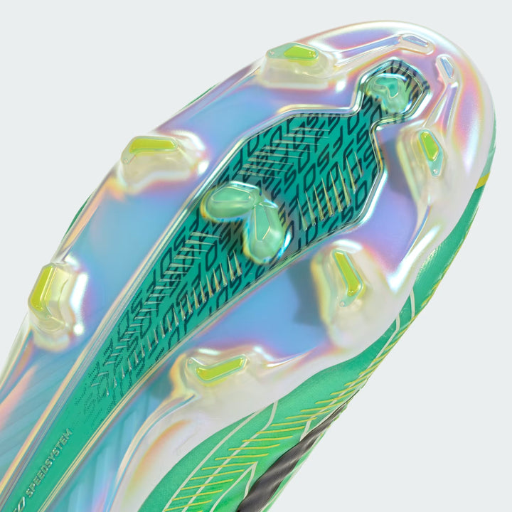 adidas F50 Hyperfast Elite FG Boots- Green/Black/Lemon