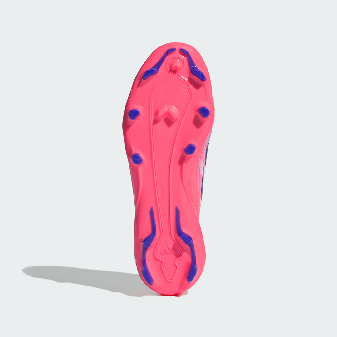 adidas F50 Hyperfast League FG Boots- White/Purple/Turbo- JUNIOR