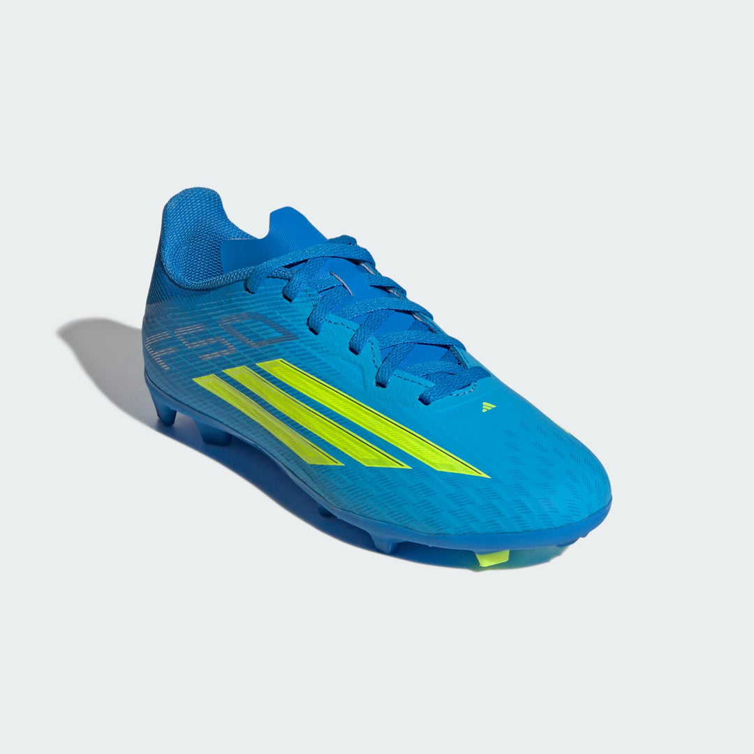 adidas F50 League Boots FG/MG- Blue/Yellow- JUNIOR