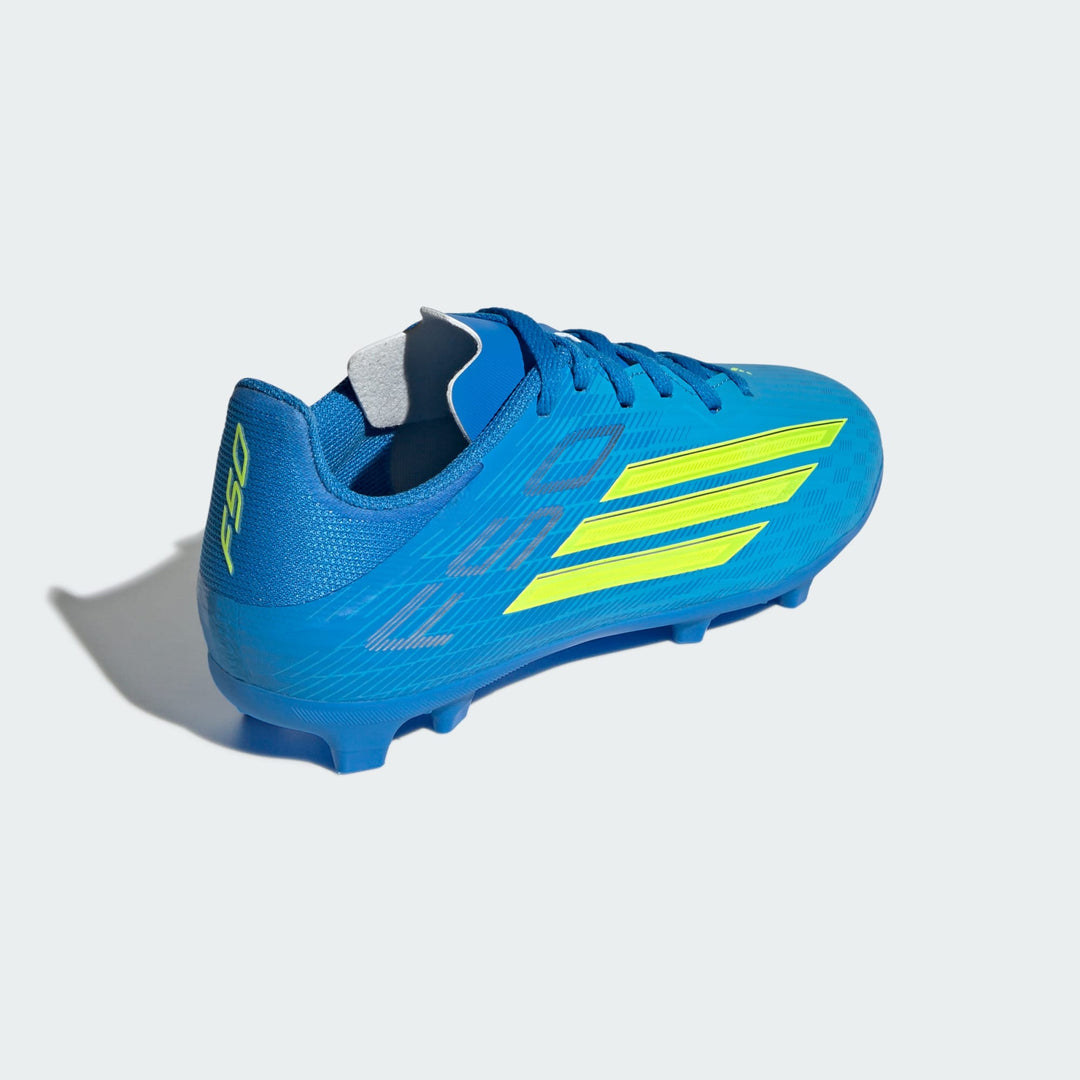 adidas F50 League Boots FG/MG- Blue/Yellow- JUNIOR