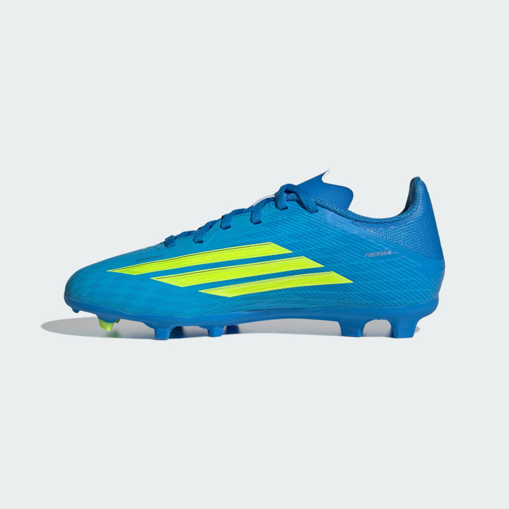 adidas F50 League Boots FG/MG- Blue/Yellow- JUNIOR