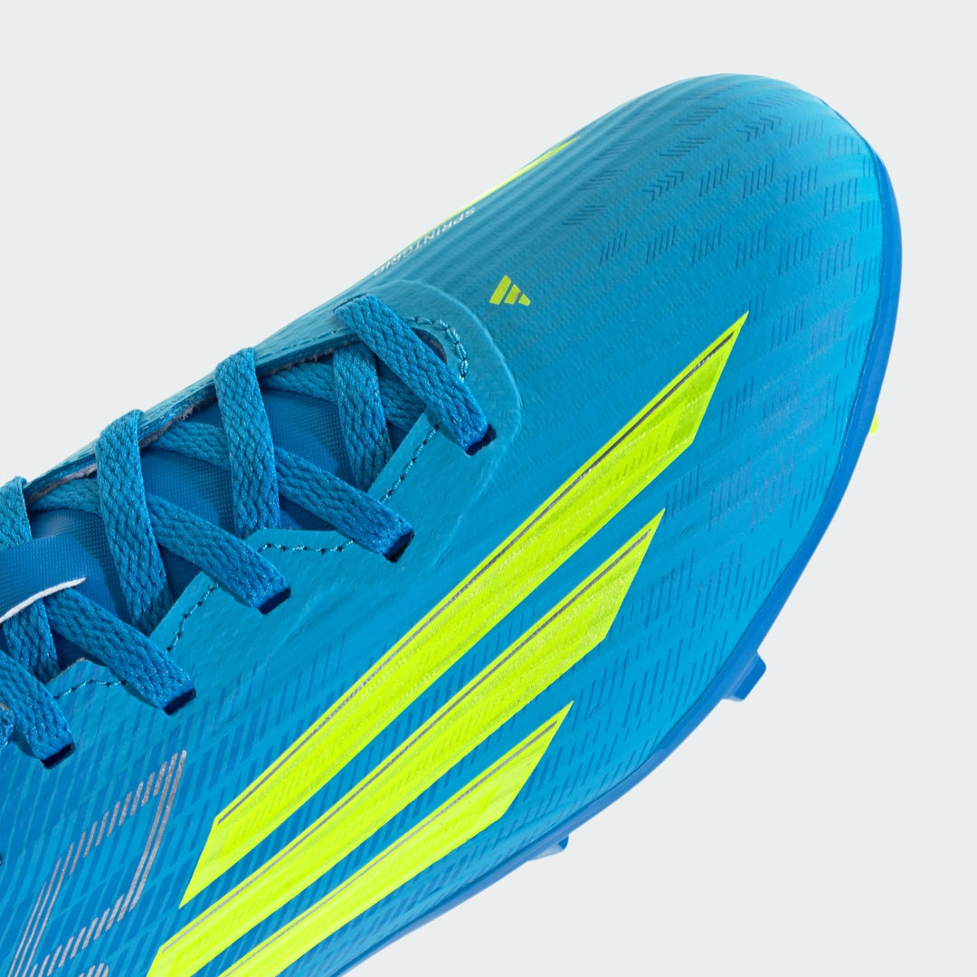 adidas F50 League Boots FG/MG- Blue/Yellow- JUNIOR