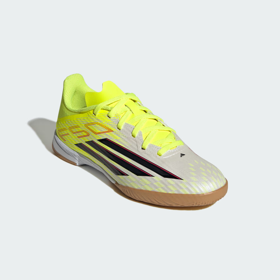 adidas F50 League INDOOR Boots- Yellow/Black/Red- JUNIOR