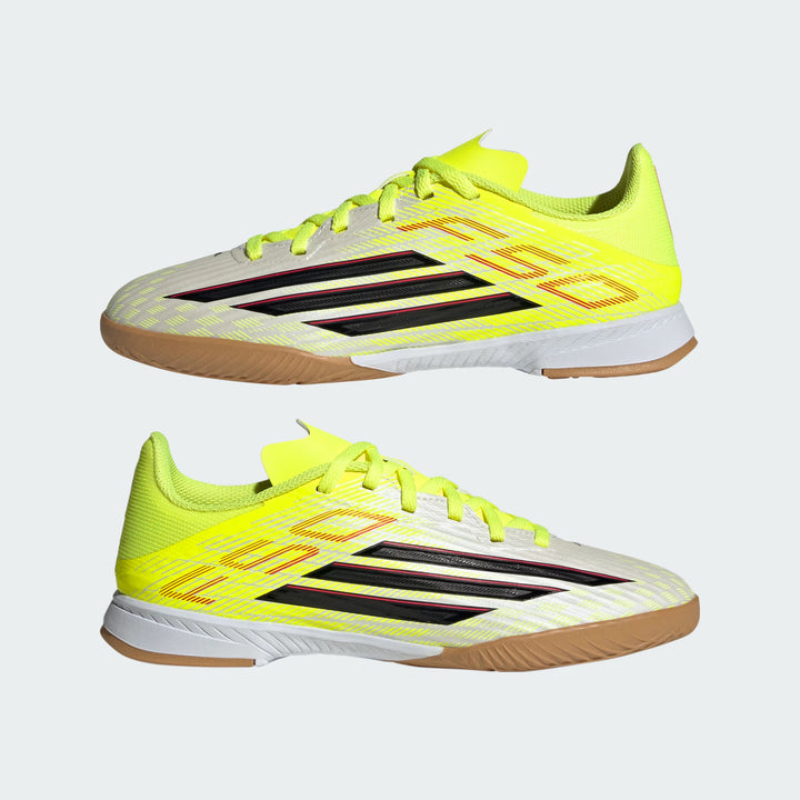 adidas F50 League INDOOR Boots- Yellow/Black/Red- JUNIOR