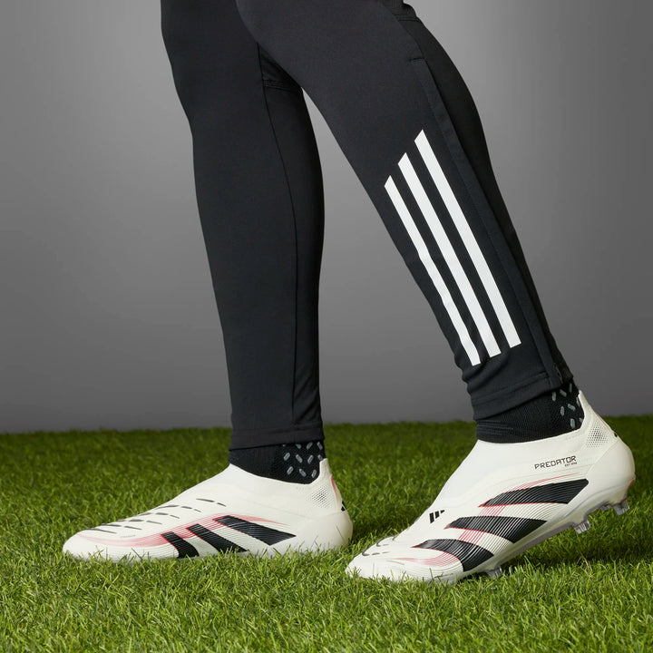 adidas Predator Elite Laceless FG Boots- White/Black