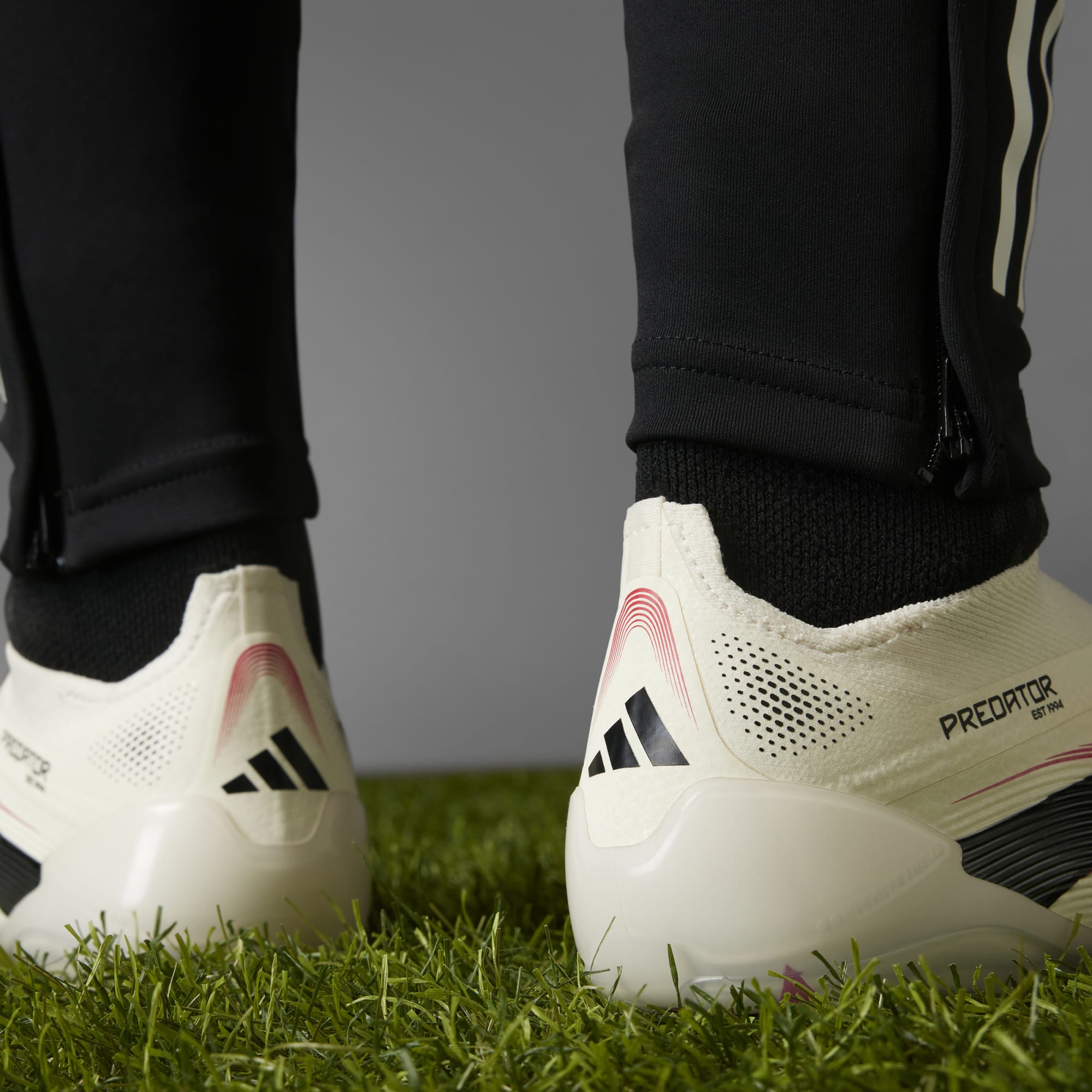 adidas Predator Elite Laceless FG Boots- White/Black – Soccer Locker