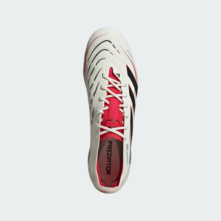 adidas Predator Elite FG Boots - White/Black