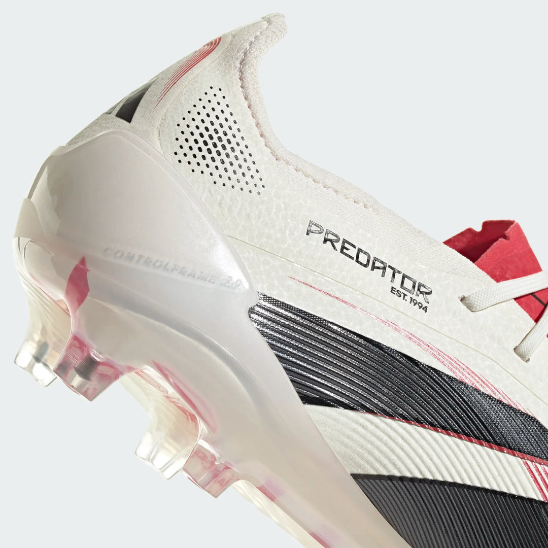 adidas Predator Elite FG Boots - White/Black