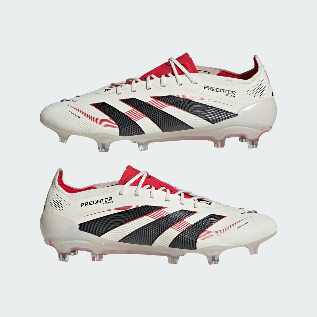 adidas Predator Elite FG Boots - White/Black