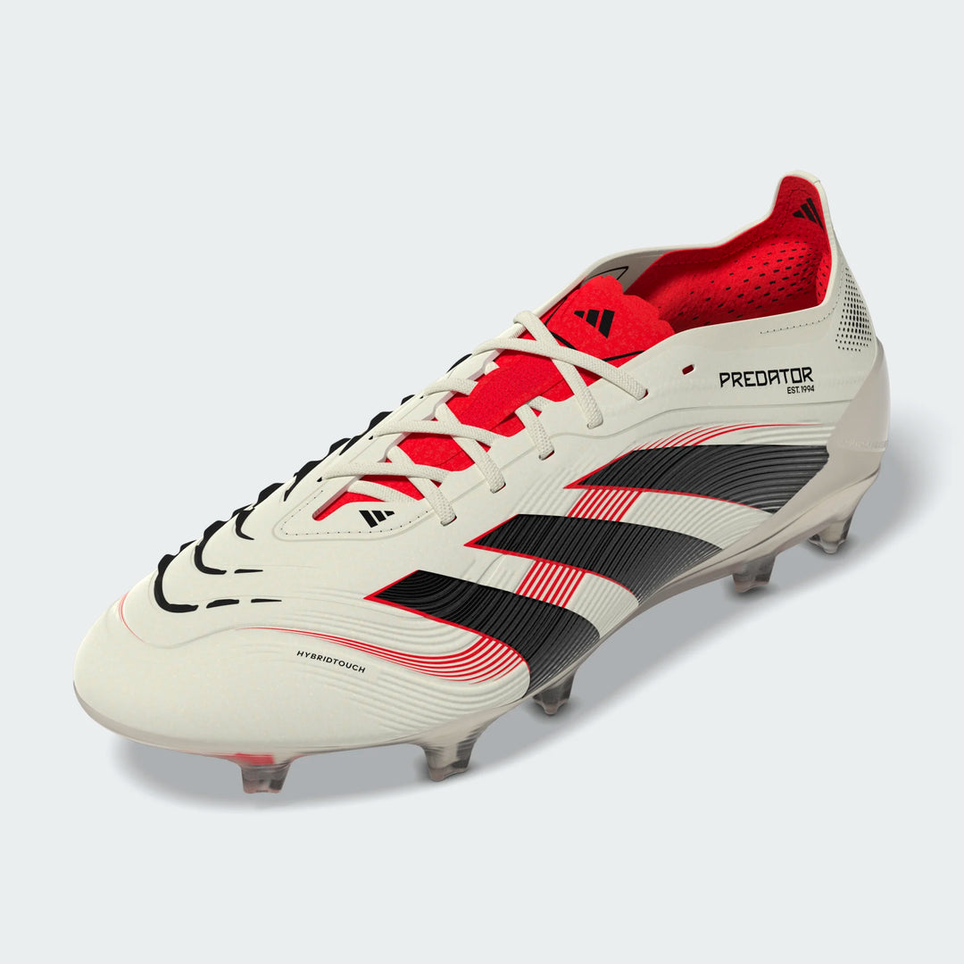 adidas Predator Elite FG Boots - White/Black