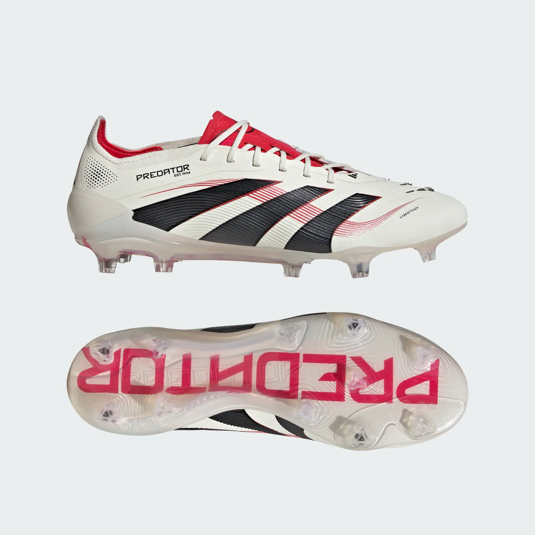 adidas Predator Elite FG Boots - White/Black