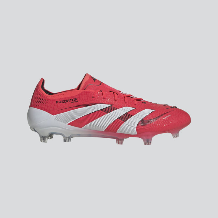 adidas Predator Elite FG Boots- Red/White/Black