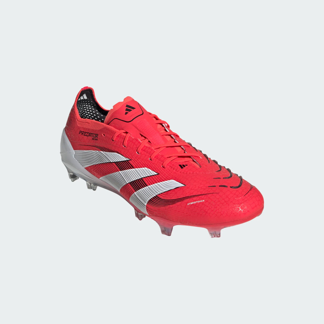 adidas Predator Elite FG Boots- Red/White/Black