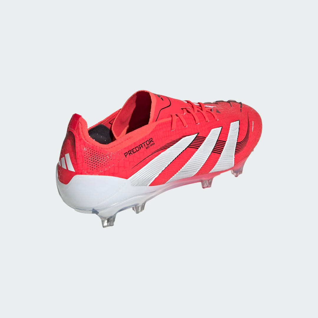 adidas Predator Elite FG Boots- Red/White/Black