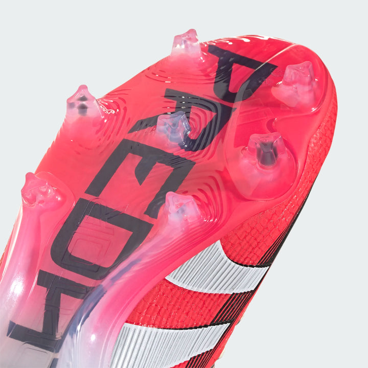 adidas Predator Elite FG Boots- Red/White/Black