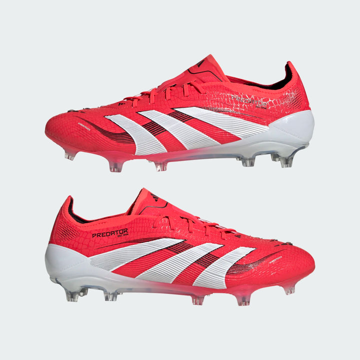 adidas Predator Elite FG Boots- Red/White/Black