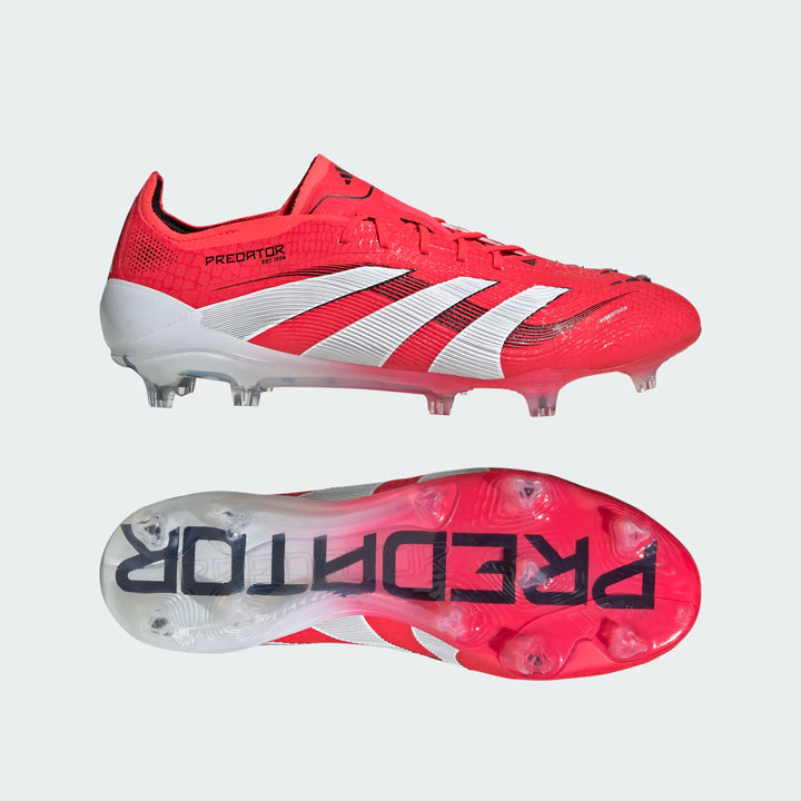 adidas Predator Elite FG Boots- Red/White/Black