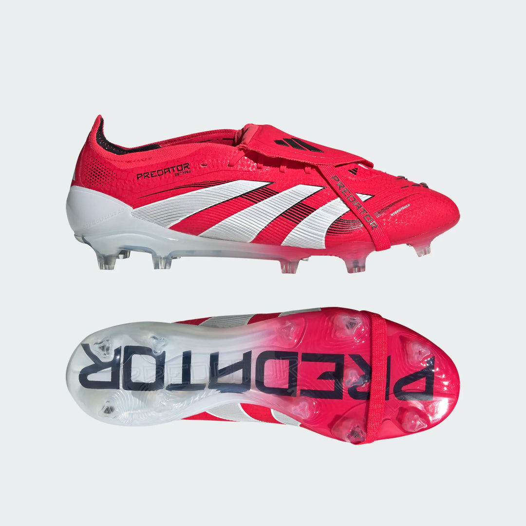 adidas Predator Elite FT FG Boots- Red/White/Black