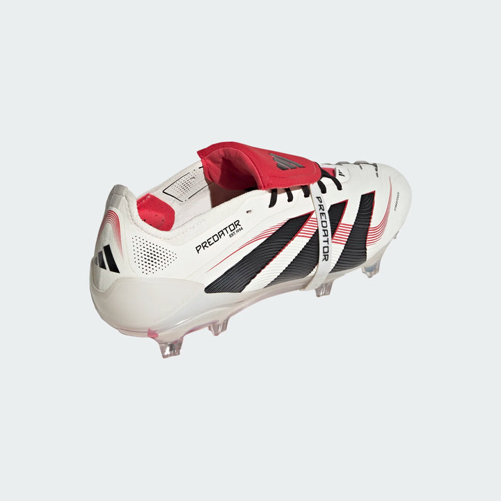 adidas Predator Elite FT FG Boots- White/ Black