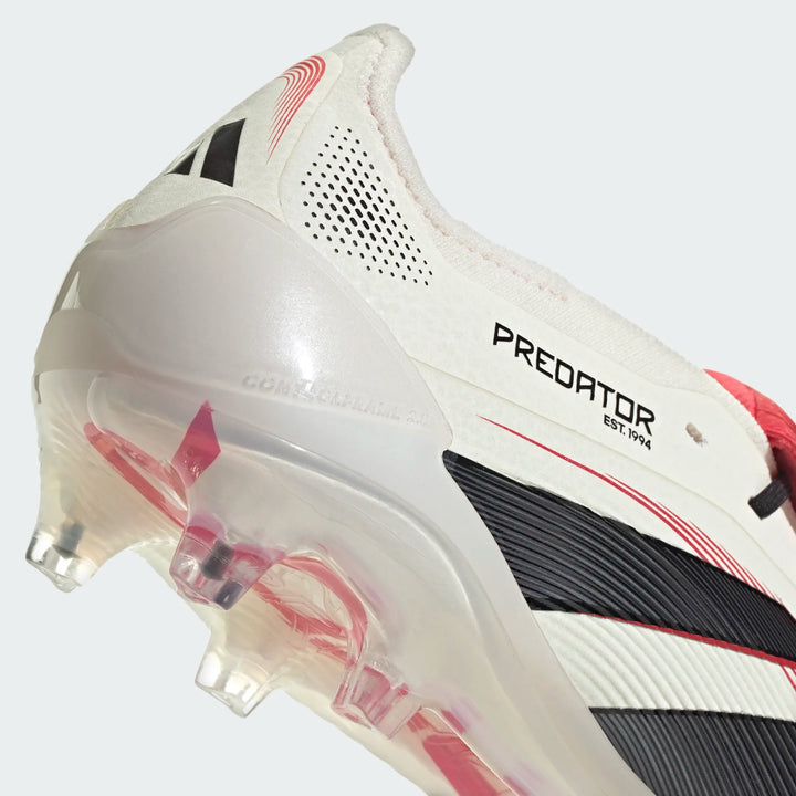 adidas Predator Elite FT FG Boots- White/ Black